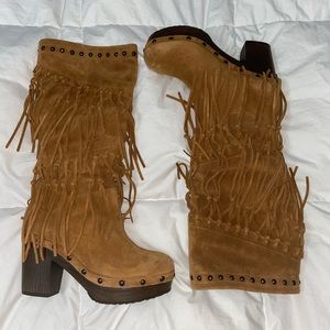 *SOLD* Ariat Music Row Fringe Boho Boots Size 8